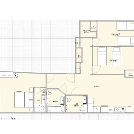 Joli 3 Meynadier-forville A3b075 Apartmán *
